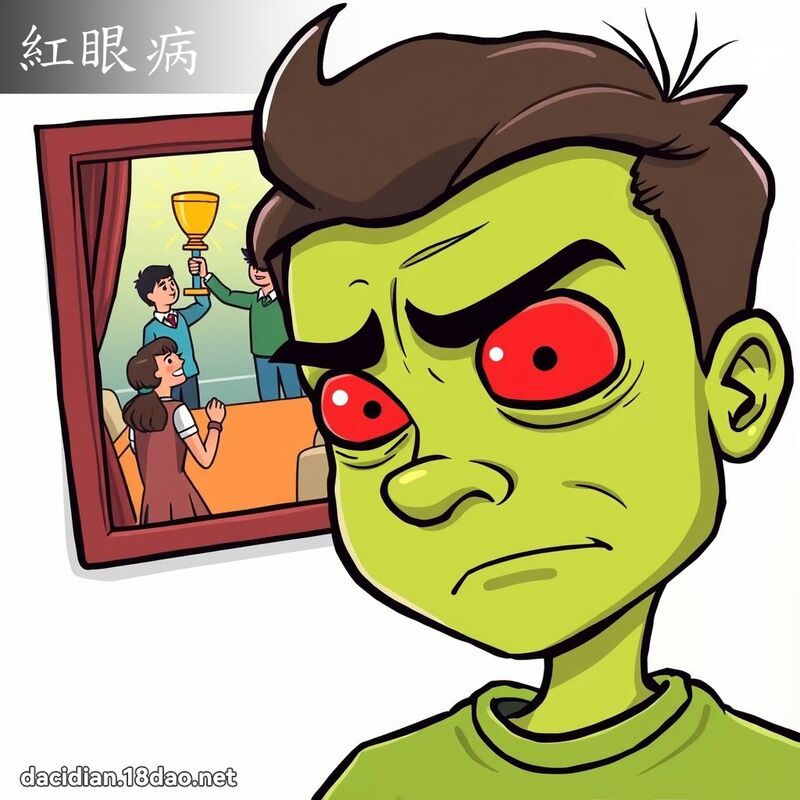 红眼病 - 国语大辞典配图