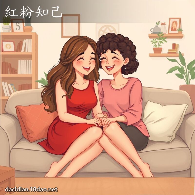 红粉知己 - 国语大辞典配图