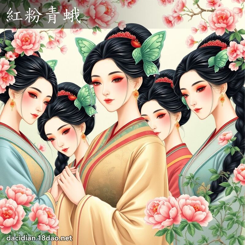 紅粉青蛾 - 國語大辭典配圖