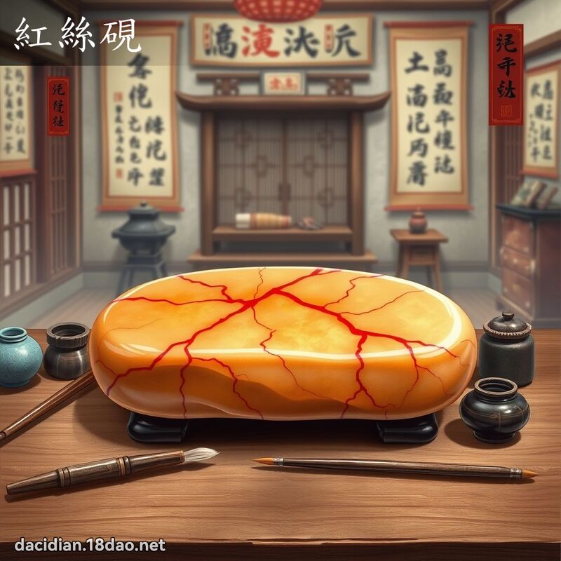 紅絲硯 - 國語大辭典配圖