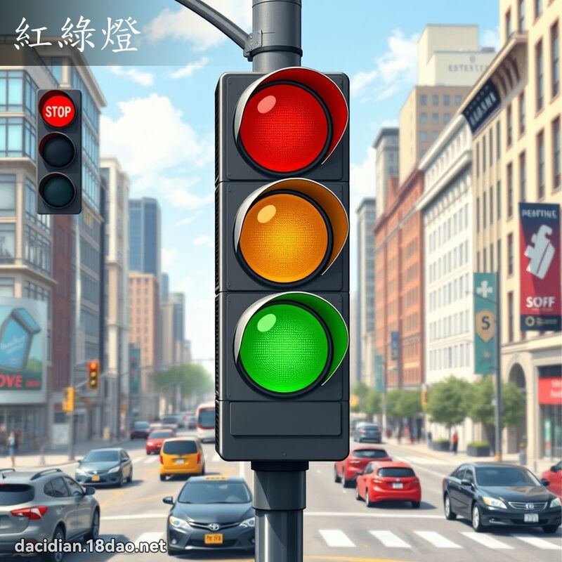 红绿灯 - 国语大辞典配图