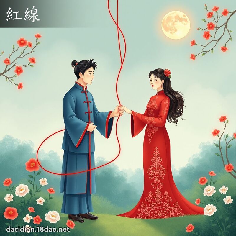 紅線 - 國語大辭典配圖