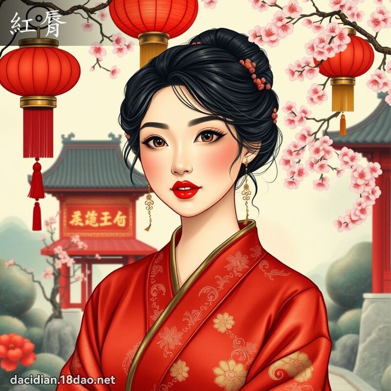 红脣 - 国语大辞典配图