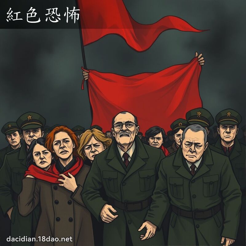 紅色恐怖 - 國語大辭典配圖