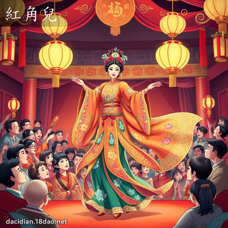 紅角兒 - 國語大辭典配圖