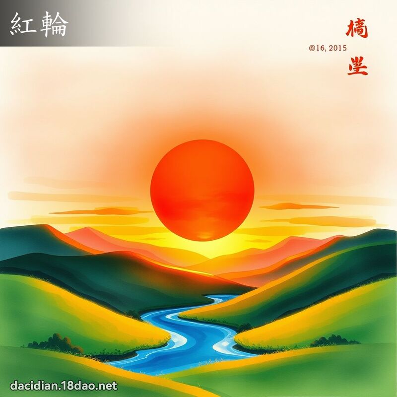 红轮 - 国语大辞典配图