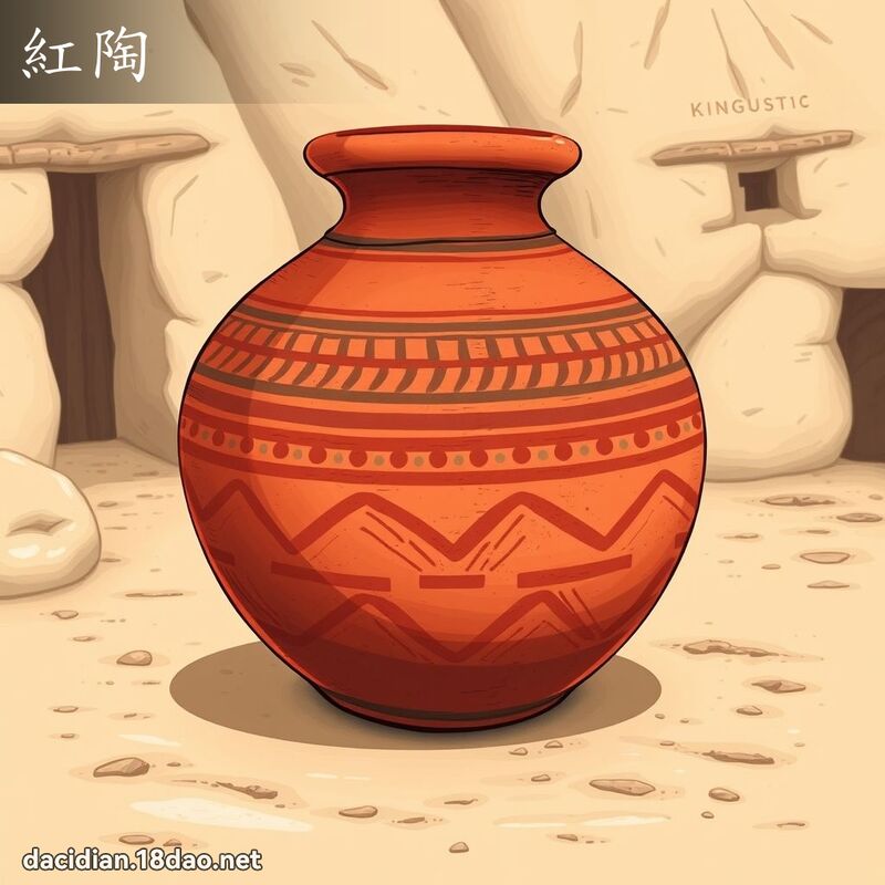 紅陶 - 國語大辭典配圖