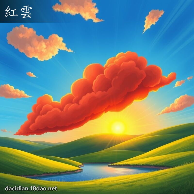 红云 - 国语大辞典配图