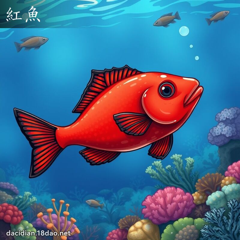 红鱼 - 国语大辞典配图