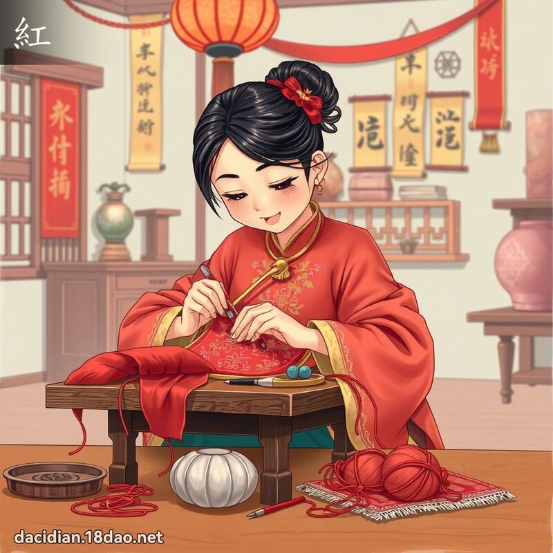 漢字: 紅 (多音字)