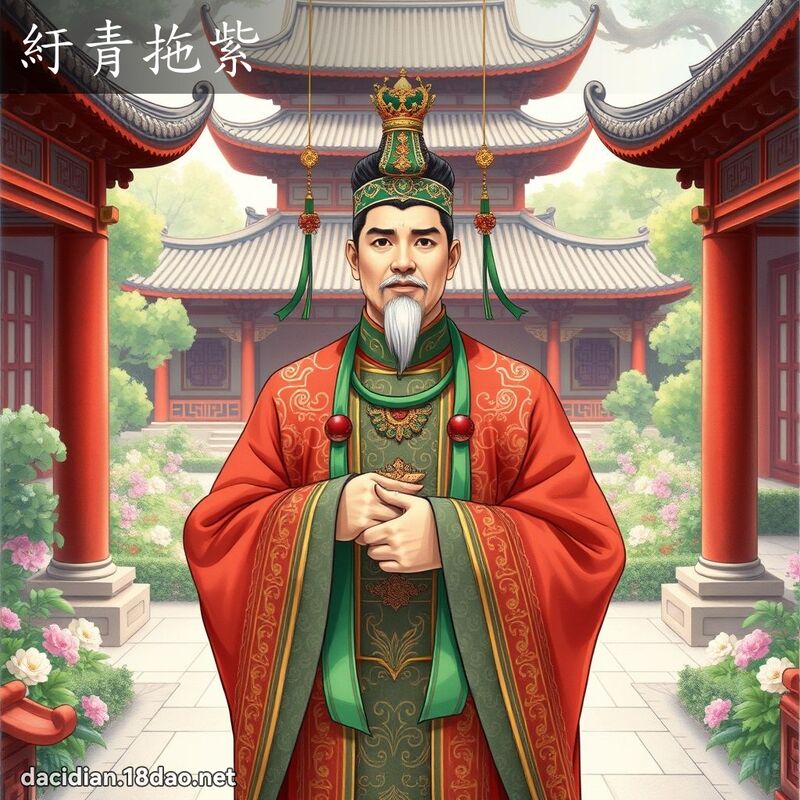 紆青拖紫 - 國語大辭典配圖