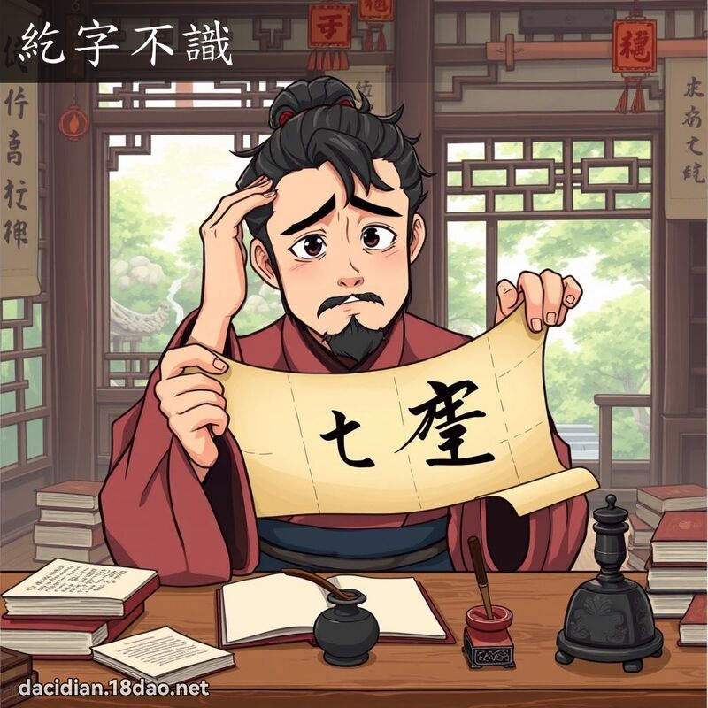 紇字不识 - 国语大辞典配图