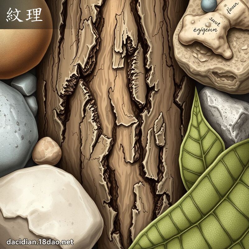 紋理 - 國語大辭典配圖