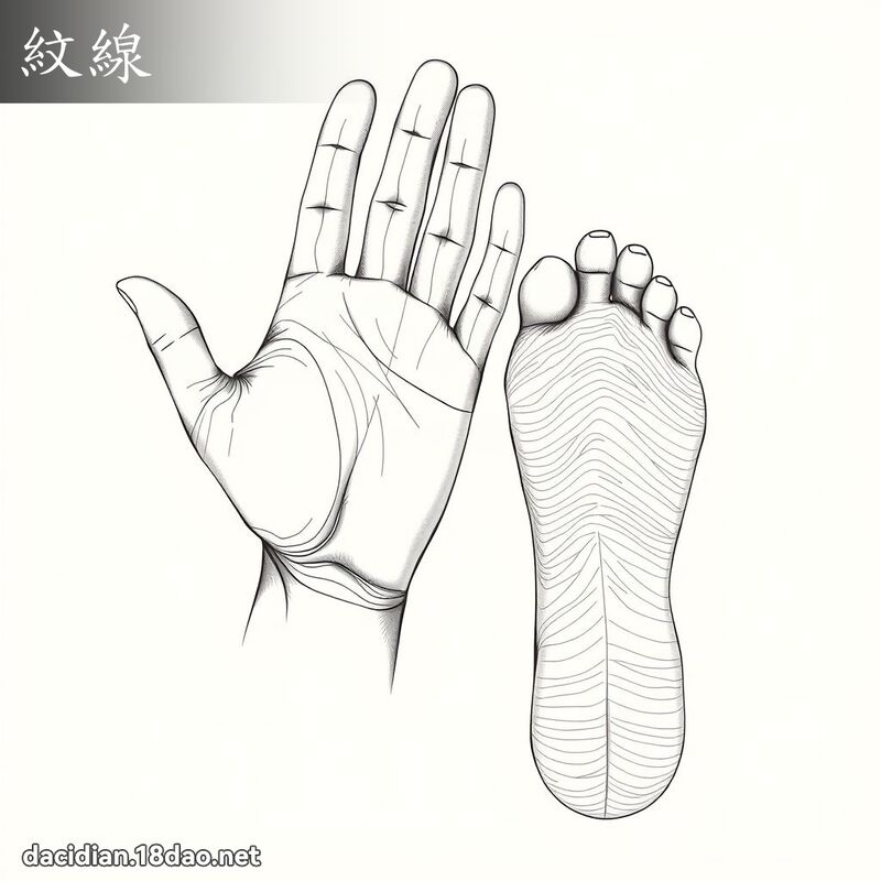 纹线 - 国语大辞典配图