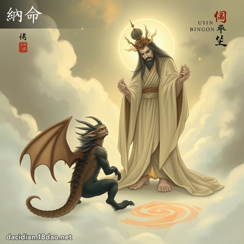 納命 - 國語大辭典配圖