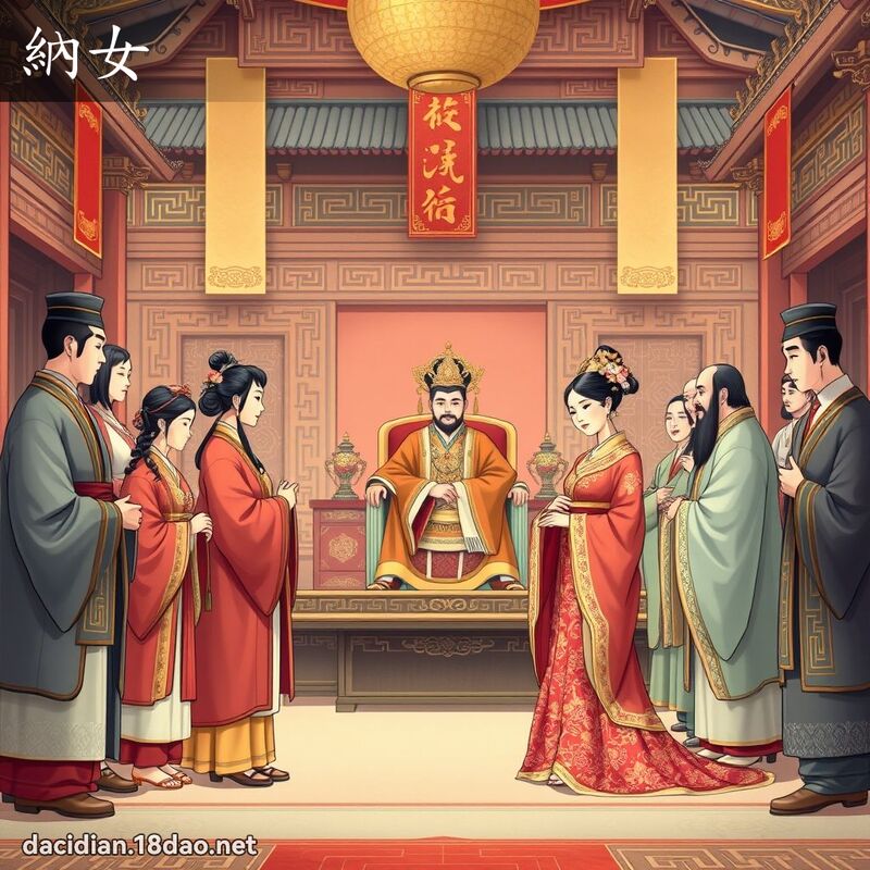 納女 - 國語大辭典配圖