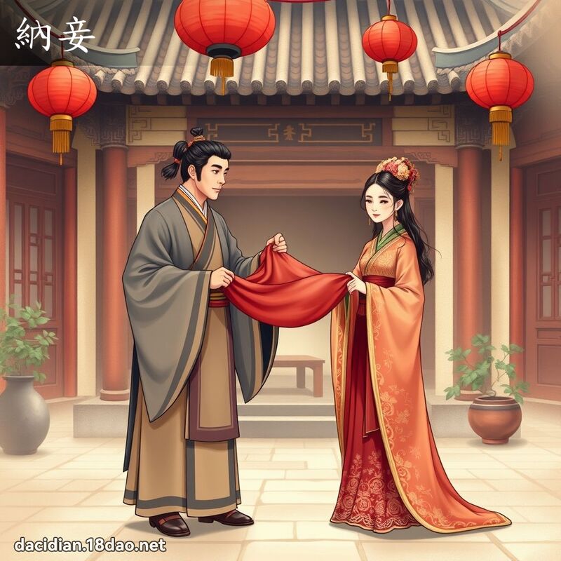 纳妾 - 国语大辞典配图
