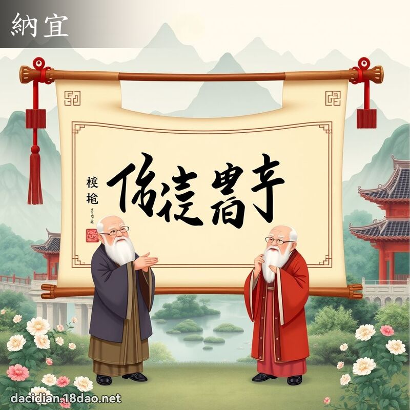 纳宜 - 国语大辞典配图