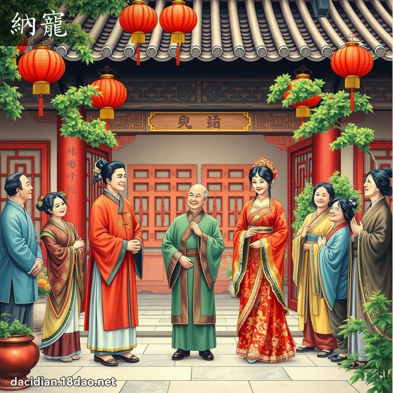 纳宠 - 国语大辞典配图