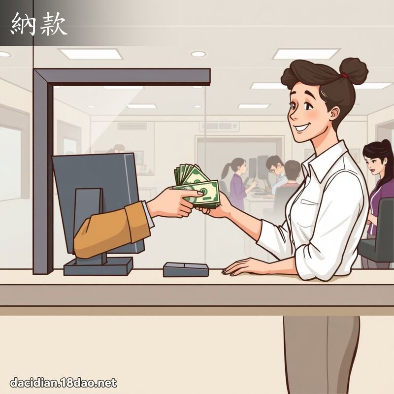 納款 - 國語大辭典配圖