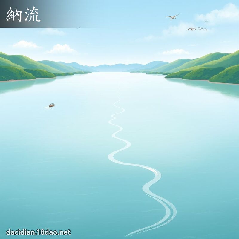 納流 - 國語大辭典配圖