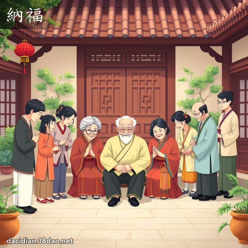 纳福 - 国语大辞典配图