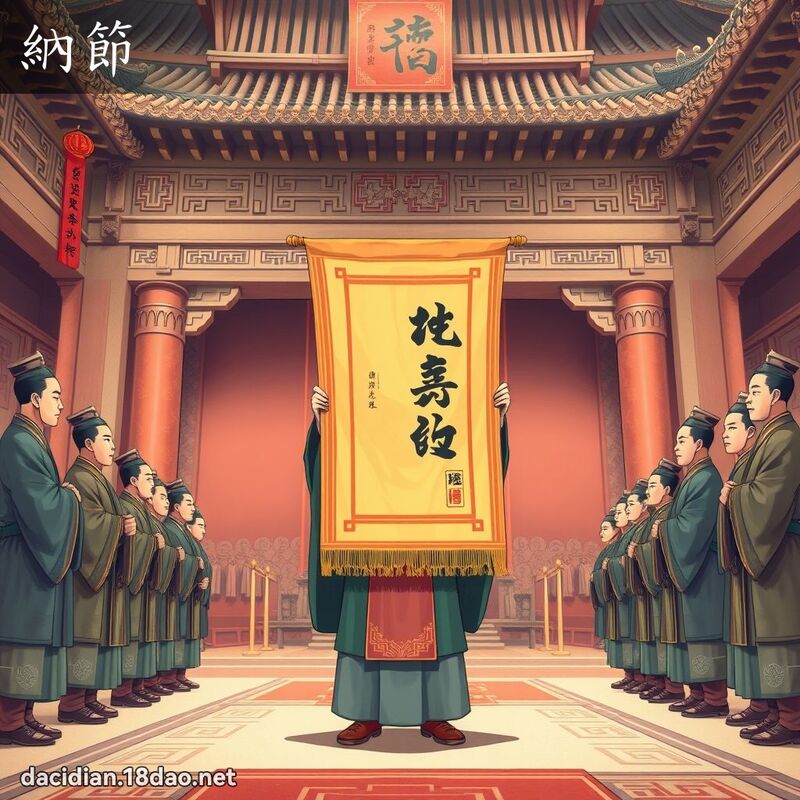 納節 - 國語大辭典配圖