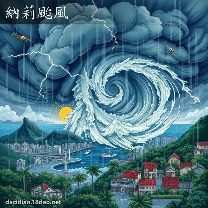 納莉颱風 - 國語大辭典配圖