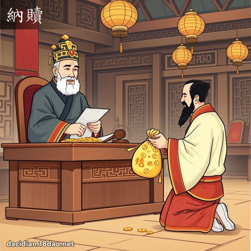 纳赎 - 国语大辞典配图