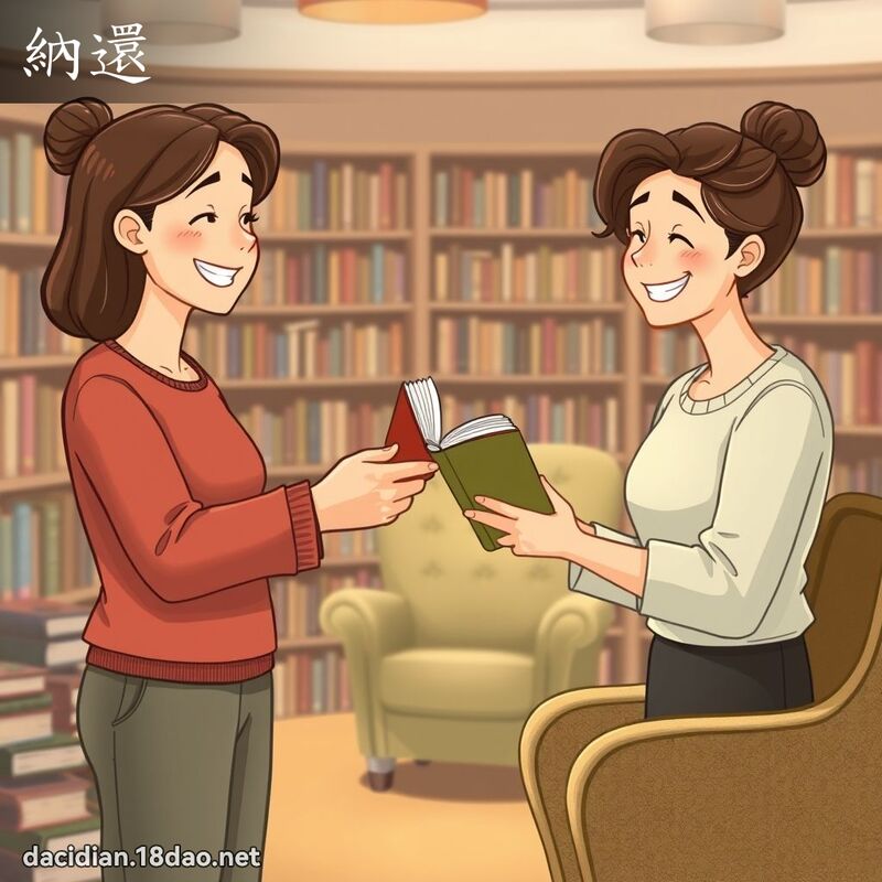 纳还 - 国语大辞典配图