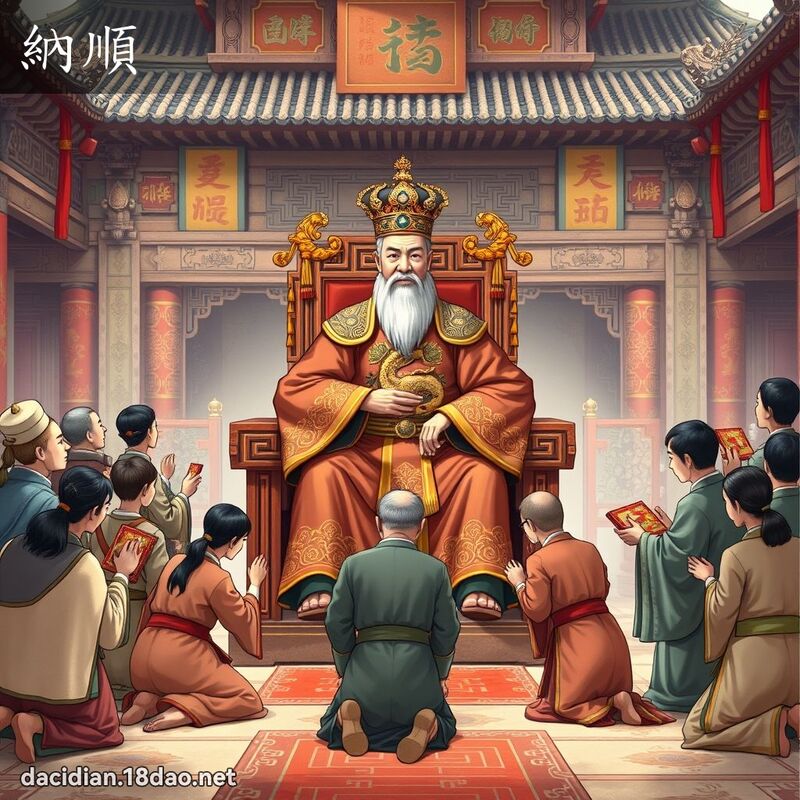 納順 - 國語大辭典配圖