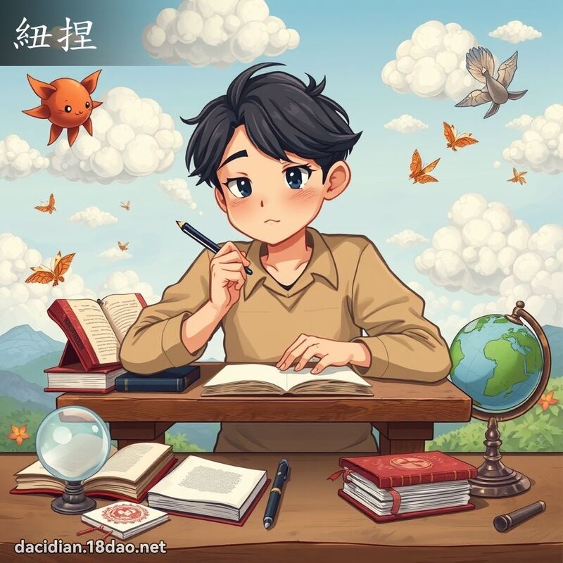紐捏 - 國語大辭典配圖