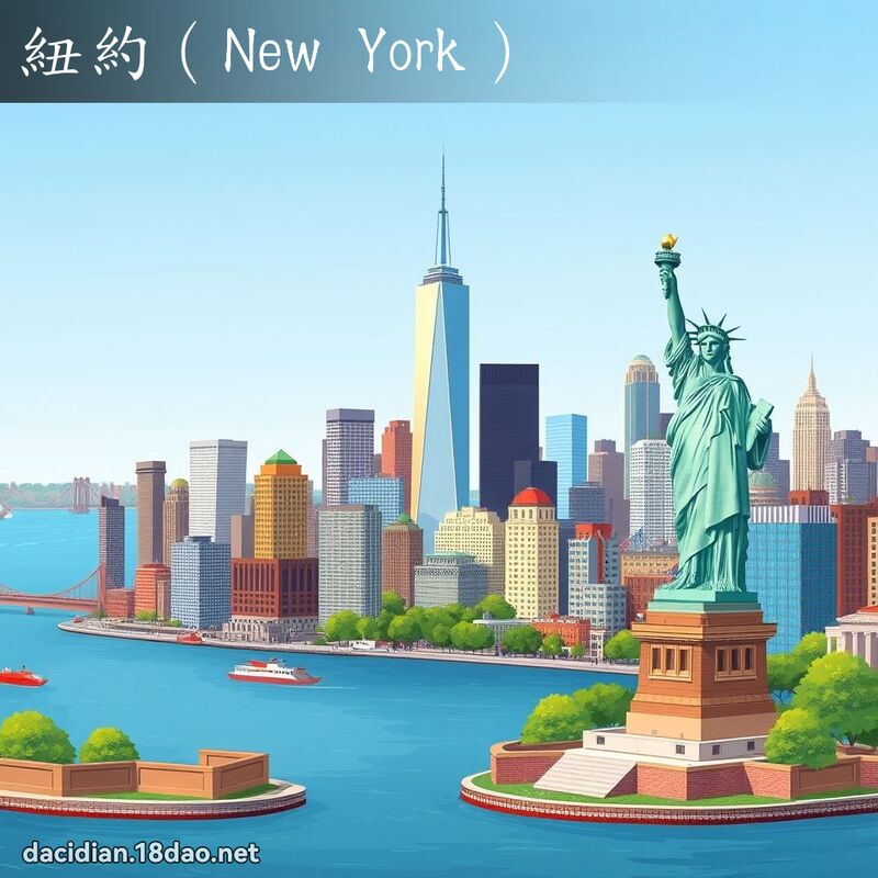 紐約（New York） - 國語大辭典配圖