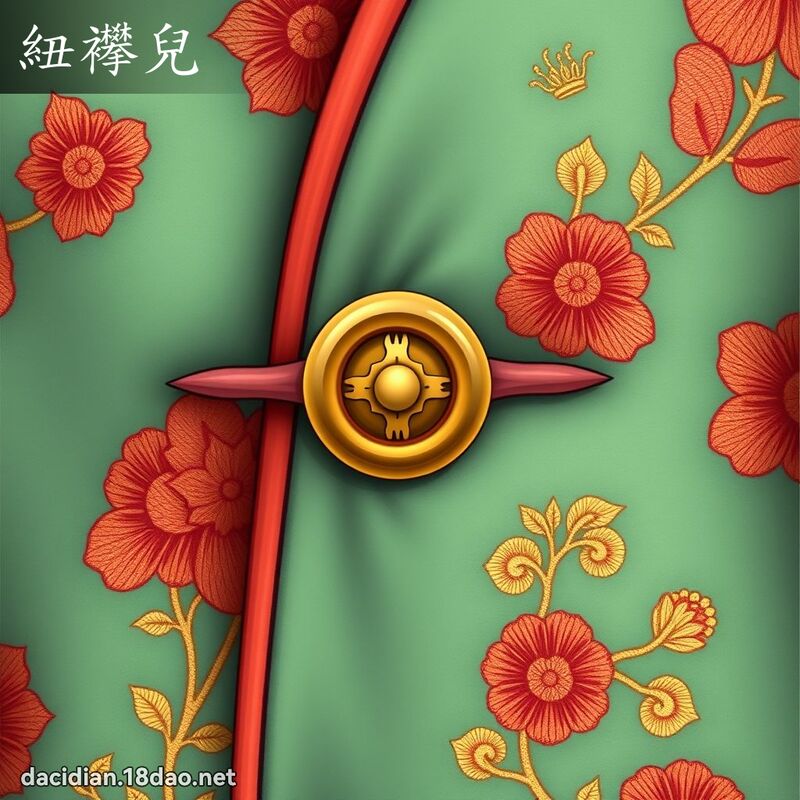 紐襻兒 - 國語大辭典配圖