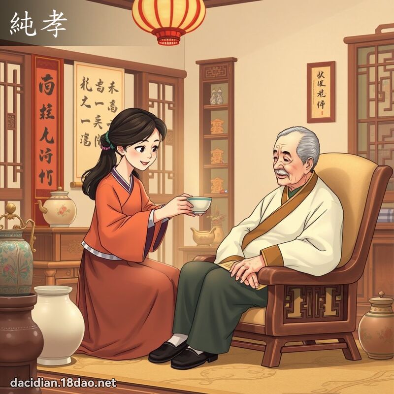 纯孝 - 国语大辞典配图