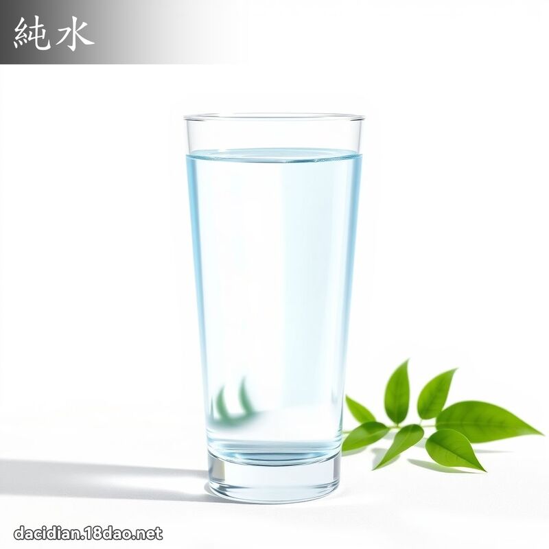 纯水 - 国语大辞典配图