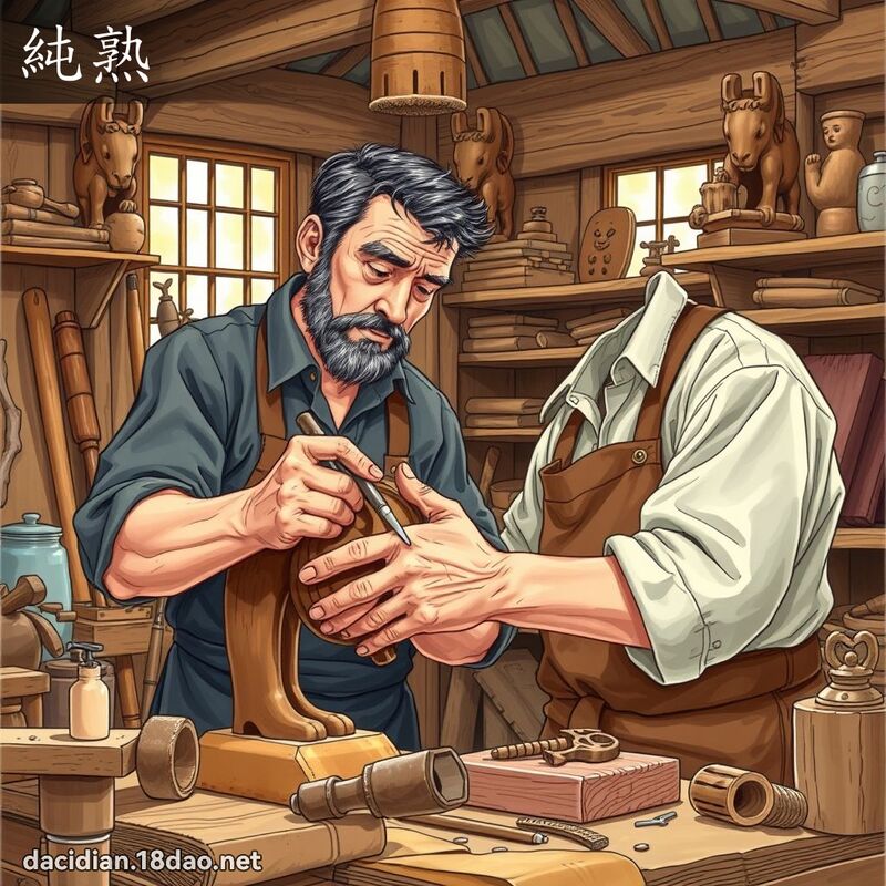 純熟 - 國語大辭典配圖