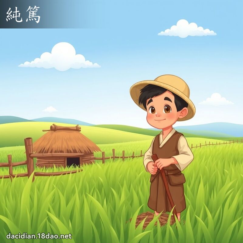 純篤 - 國語大辭典配圖