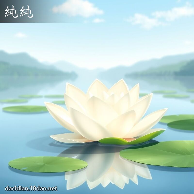 純純 - 國語大辭典配圖