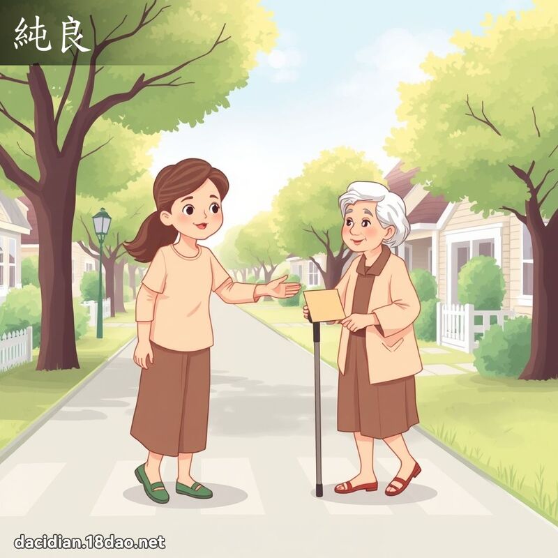 纯良 - 国语大辞典配图