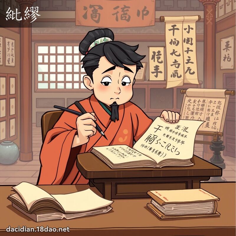 紕繆 - 國語大辭典配圖