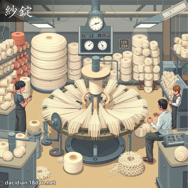 纱锭 - 国语大辞典配图