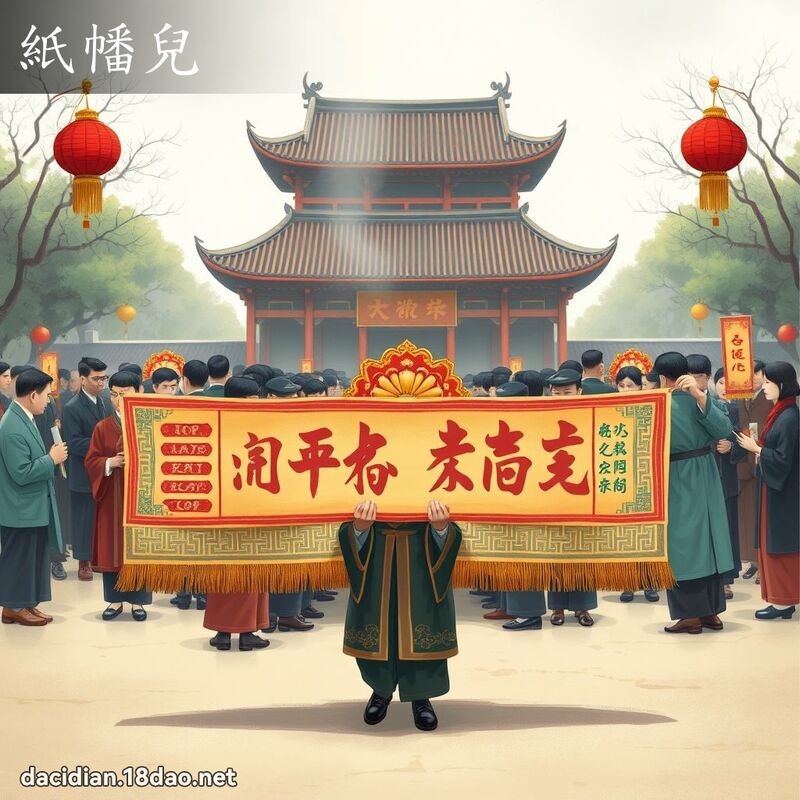 紙幡兒 - 國語大辭典配圖