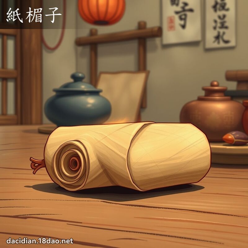 紙楣子 - 國語大辭典配圖