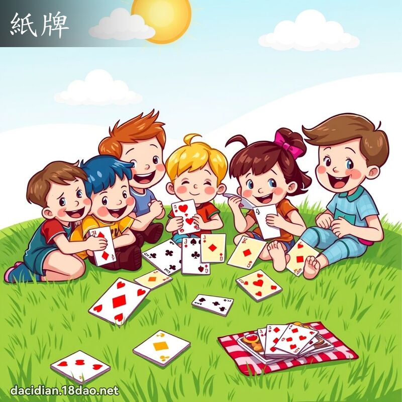 紙牌 - 國語大辭典配圖