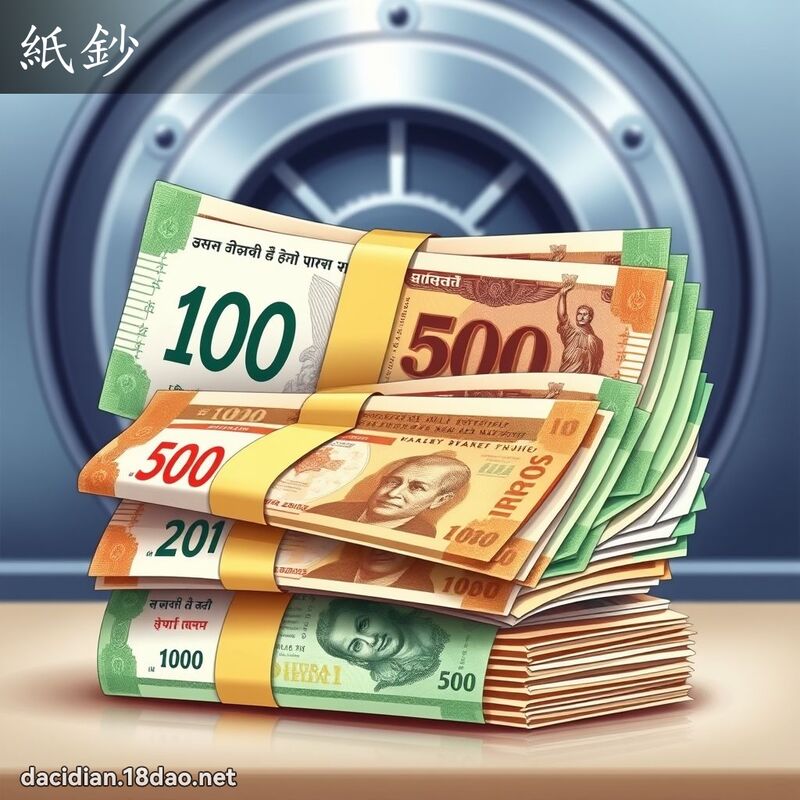 纸钞 - 国语大辞典配图