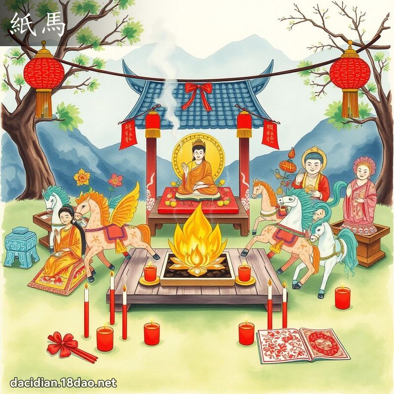 紙馬 - 國語大辭典配圖