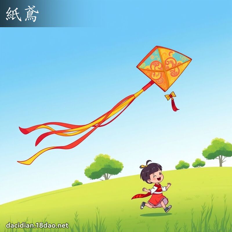 纸鳶 - 国语大辞典配图