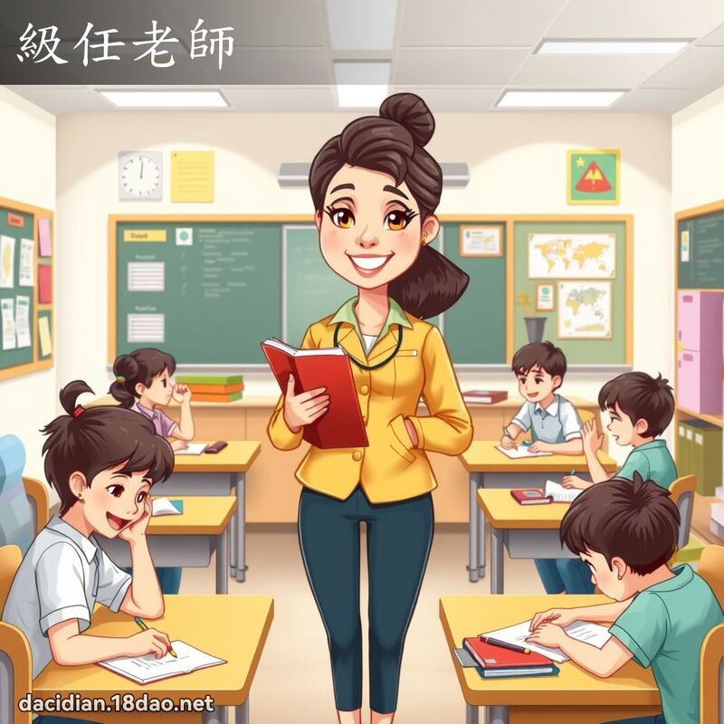 級任老師 - 國語大辭典配圖