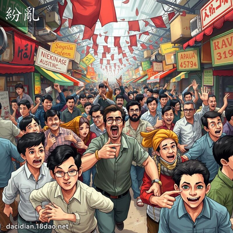 紛亂 - 國語大辭典配圖